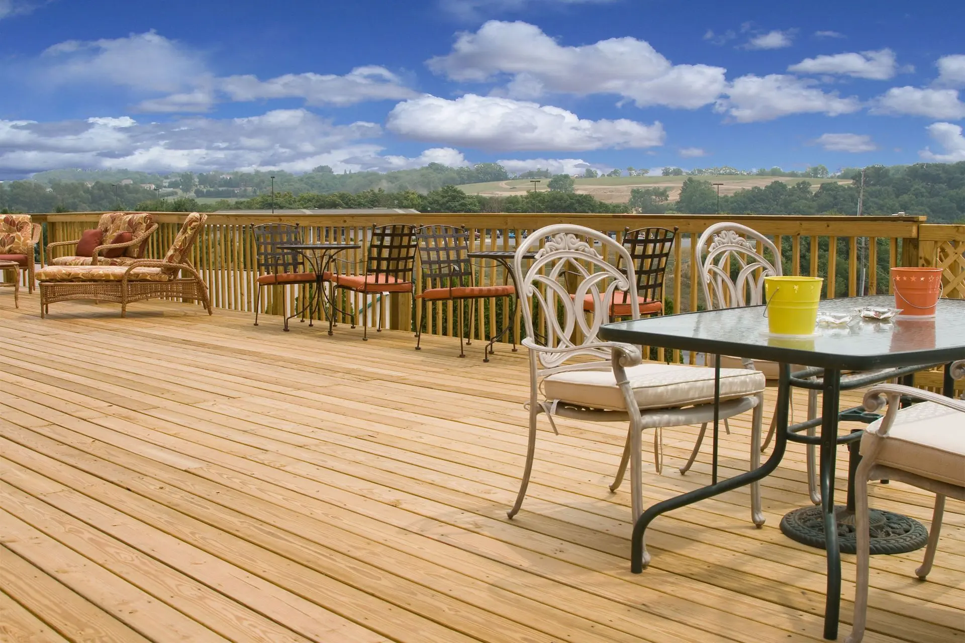 Custom deck installation — outdoor deck and living space in Arizona